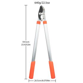 Garden Lopper Shears Heavy Duty Pruning Scissors Aluminum Alloy & Carbon Steel Options For Branches And Shrubs, Max Cutting Diameter 2.5cm, Ideal (Option: Powerful cutting of 59cm alumi)