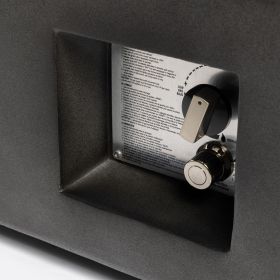 Outdoor Propane Fire Pit Table,Square Stone 35-inch Planter Base, 50,000 BTU Stainless Steel Burner, Free Lava Rocks and Waterproof Cover (Color: as Pic)